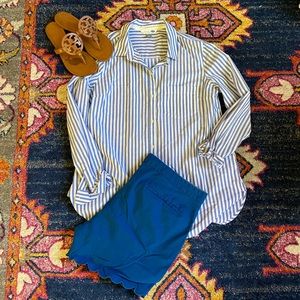 EUC Old Navy Striped Button Up Shirt